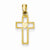 14k Gold Cross w/Heart Pendant, Pendants for Necklace