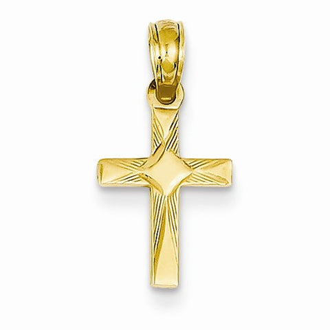 14k Gold Mini Cross pendant, Stylish Pendants for Necklace