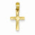 14k Gold Mini Cross pendant, Stylish Pendants for Necklace
