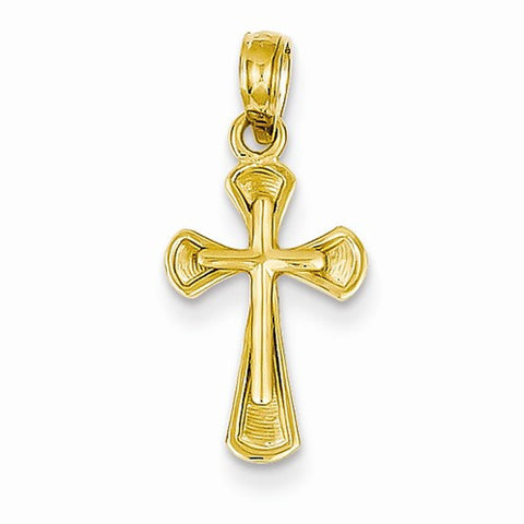 14k Gold Cross Inside Cross Pendant, Pendants for Necklace