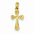 14k Gold Cross Inside Cross Pendant, Pendants for Necklace