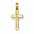 14k Gold Cross Layered on Cross Pendant, Pendants for Necklace