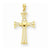 14k Gold Claddagh Cross pendant, Exquisite Pendants for Necklace