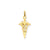 3-D Caduceus Charm in 14k Gold