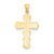 14k Gold Passion Cross Pendant, Lovely Pendants for Necklace