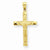 14k Gold Crucifix Pendant, Classy Pendants for Necklace