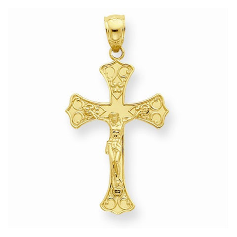 14k Gold Crucifix Pendant, Appealing Pendants for Necklace
