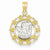 14k Gold w/Rhodium Angel pendant, Pendants for Necklace