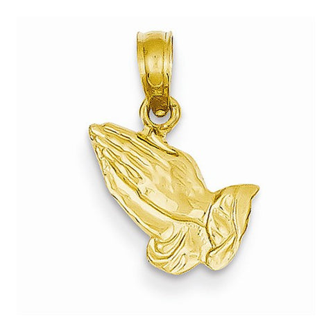 14k Gold Praying Hands pendant, Gorgeous Pendants for Necklace