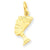 14k Gold Nefertiti Charm hide-image