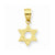 14k Gold Mini Star of David Pendant, Pendants for Necklace
