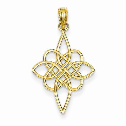 14k Gold Celtic Knot Pendant, Pendants for Necklace