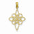 14k Gold Celtic Knot Pendant, Pendants for Necklace
