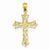 14k Yellow Gold Cross pendant, Gorgeous Pendants for Necklace