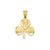 Shamrock Charm in 14k Gold