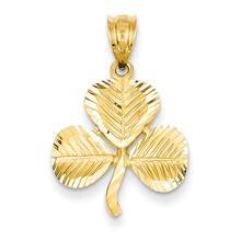 14k Gold Shamrock Charm hide-image