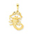Scorpio Zodiac Charm in 14k Gold