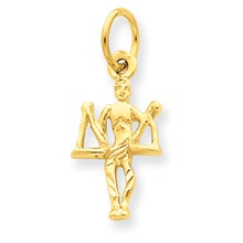 14k Gold Libra Zodiac Charm hide-image