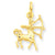 14k Gold Sagittarius Zodiac Charm hide-image
