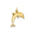 Dolphin Charm in 14k Gold