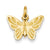 14k Gold Butterfly Charm hide-image