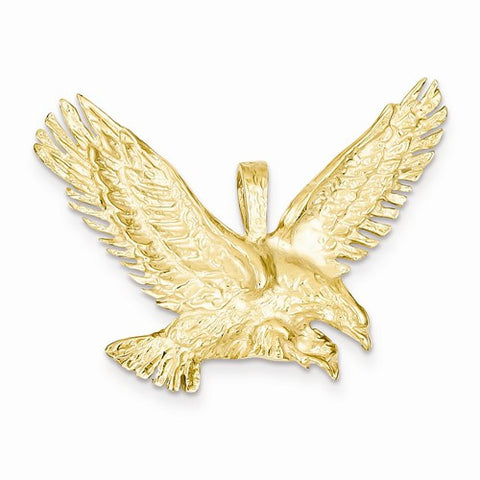 14k Gold Eagle Pendant, Exquisite Pendants for Necklace