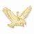 14k Gold Eagle Pendant, Exquisite Pendants for Necklace