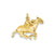 Horse w/Jockey Charm in 14k Gold
