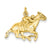 14k Gold Horse w/Jockey Charm hide-image