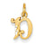 14k Gold Initial D Charm hide-image
