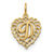 14k Gold Initial D Charm hide-image