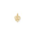 Initial H Charm in 14k Gold