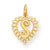 14k Gold Initial S Charm hide-image