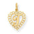 14k Gold Initial T Charm hide-image