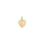 Initial T Charm in 14k Gold
