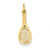 14k Gold Tennis Racquet Charm hide-image