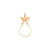 Butterfly Holder Charm in 14k Gold