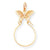 14k Gold Butterfly Holder Charm hide-image