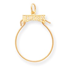 14k Gold Memories Holder Charm hide-image