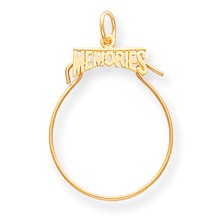 14k Gold Memories Holder Charm hide-image