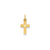 Tiny Cross Charm in 14k Gold