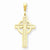 14k Gold Celtic Cross Pendant, Lovely Pendants for Necklace