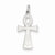 14k White Gold Ankh Cross pendant, Alluring Pendants for Necklace