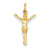 14k Gold Crucifix Charm hide-image