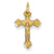 14k Gold INRI Diamond-cut Crucifix Charm hide-image