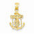 14k Gold Mariners Cross pendant, Beautiful Pendants for Necklace