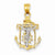 14k Gold Two-tone Mariners Cross pendant, Delightful Pendants for Necklace