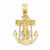 14k Gold Mariners Cross pendant, Fine Pendants for Necklace