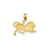 Lion Charm in 14k Gold