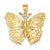 14k Gold Butterfly Charm hide-image
